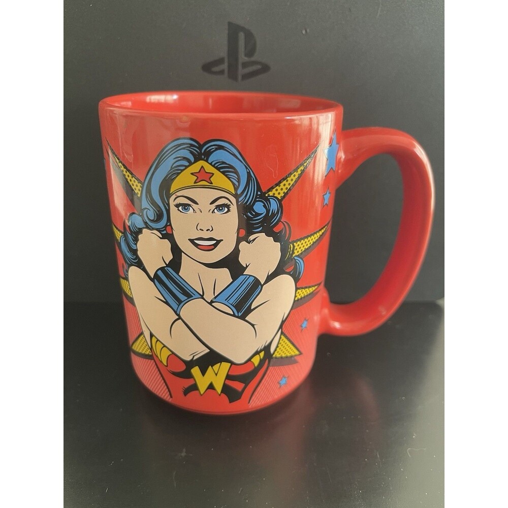 Wonder Woman Coffee Mug Mothers Day Red Strongest Woman Alive Zak! Designs